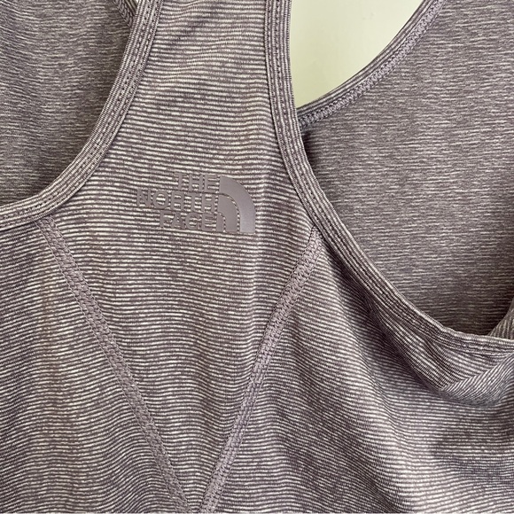 The North Face FlashDry racerback tank top in  purple. Size XS. Womens - Picture 3 of 4
